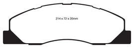 EBC 09-11 Dodge Ram 2500 Pick-up 5.7 2WD/4WD Greenstuff Front Brake Pads