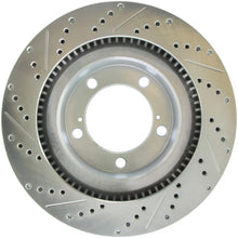 Cargar imagen en el visor de la galería, StopTech Select Sport 07-17 Toyota Tundra Sport Slotted &amp; Drilled Front Left Rotor