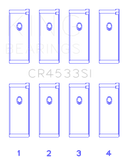 King Engine Bearings Nissan QR25DE DOHC 16 Valves Rod Bearing Set - Size STD