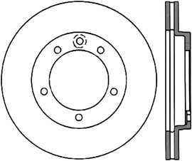 StopTech 94-96 Dodge Stealth / 6/93-99 Mitsubishi 3000GT VR4 Slotted & Drilled Left Rear Rotor