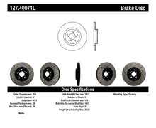 Cargar imagen en el visor de la galería, StopTech 07-08 Acura MDX SportStop Slotted &amp; Drilled Left Front Rotor