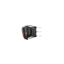 Cargar imagen en el visor de la galería, KC HiLiTES Illuminated LED 10A Round Rocker Light Switch - Red