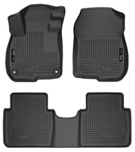 Cargar imagen en el visor de la galería, Husky Liners 2017 Honda CR-V Weatherbeater Black Front &amp; 2nd Seat Floor Liners