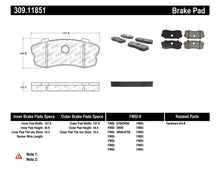 Cargar imagen en el visor de la galería, StopTech Performance 06-09 Chvy Corvette Z06 Rear Brake Pads