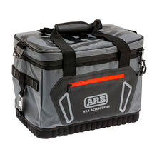 Cargar imagen en el visor de la galería, ARB Cooler Bag Charcoal w/ Red Highlights 15in L x 11in W x 9in H Holds 22 Cans