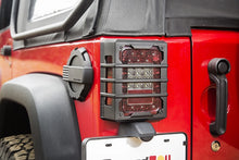 Load image into Gallery viewer, Rugged Ridge 07-18 Jeep Wrangler JK Black Elite Tail Light Guards