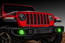 Cargar imagen en el visor de la galería, Oracle Jeep Wrangler JL/Gladiator JT LED Surface Mount Fog Light Halo Kit - Green