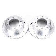 Cargar imagen en el visor de la galería, Power Stop 05-2012 Ford F-350 Super Duty Rear Drilled &amp; Slotted Rotor - Pair