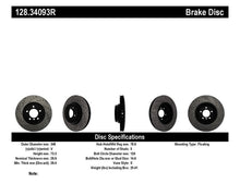 Cargar imagen en el visor de la galería, StopTech 07-10 BMW 335i Cross Drilled Right Front Rotor