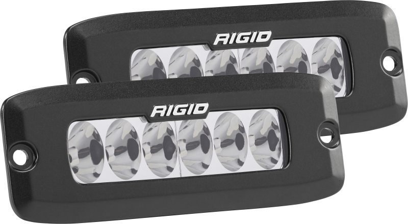 Rigid Industries SRQ2 - Driving - White - Flush Mount - Set of 2
