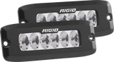 Rigid Industries SRQ2 - Driving - White - Flush Mount - Set of 2