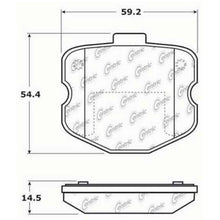 Cargar imagen en el visor de la galería, StopTech Street Touring 06-09 Chevrolet Corvette Z06 Front Brake Pads