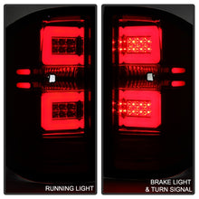 Cargar imagen en el visor de la galería, Spyder Chevy 1500 14-16 Light Bar LED Tail Lights Red Clear ALT-YD-CS14-LBLED-RC