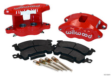 Cargar imagen en el visor de la galería, Wilwood D52 Rear Caliper Kit - Red 1.25 / 1.25in Piston 1.04in Rotor