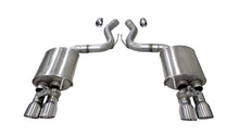 Cargar imagen en el visor de la galería, Corsa 2018-2023 Ford Mustang GT Fastback 5.0L 3in Sport Axle-Back Exhaust w/ 4in Polished Tips