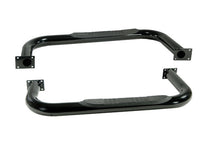 Cargar imagen en el visor de la galería, Rugged Ridge 3-In Round Side Steps Black 87-95 Jeep Wrangler