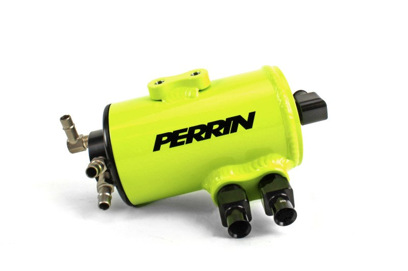 PERRIN 15-21 Subaru WRX (w/o Eyesight OEM Option) Air Oil Separator Kit - Neon Yellow