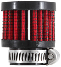 Cargar imagen en el visor de la galería, K&amp;N 0.75 inch ID 1.375 inch OD 1.125 inch H Clamp On Crankcase Vent Filter