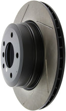 Cargar imagen en el visor de la galería, StopTech Power Slot 08-09 BMW 135i Coupe Rear Right Slotted Rotor