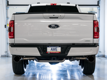 Cargar imagen en el visor de la galería, AWE 0FG 21+ Ford F150 Dual Split Rear Cat-Back Exhaust- 5in Diamond Black Tips