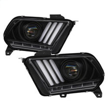 Cargar imagen en el visor de la galería, Spyder Ford Mustang 10-13 Projector Headlights - HID Model Only - Black PRO-YD-FM2010V2-HID-BK