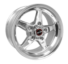 Cargar imagen en el visor de la galería, Race Star 92 Drag Star 15x8.00 5x4.50bc 5.25bs Direct Drill Polished Wheel