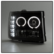 Cargar imagen en el visor de la galería, Spyder GMC Sierra 1500/GMC Sierra Denali 08-13 Projector LED Halo- LED Blk PRO-YD-GS07-HL-BK