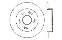 Cargar imagen en el visor de la galería, StopTech 06-09 Honda Civic Ex/Si Slotted &amp; Drilled Left Rear Rotor