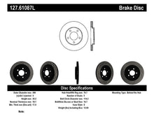 Cargar imagen en el visor de la galería, StopTech 05-10 Ford Mustang Slotted &amp; Drilled Left Rear Rotor