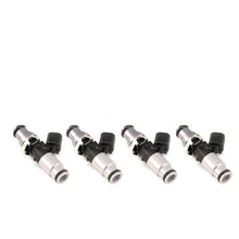 Cargar imagen en el visor de la galería, Injector Dynamics 2600-XDS Injectors - 60mm Length - 14mm Top - 14mm Bottom Adapter (Set of 4)