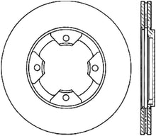 Cargar imagen en el visor de la galería, StopTech Power Slot 84-85 Nissan 300ZX Slotted &amp; Drilled Right Front Rotor