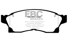 Cargar imagen en el visor de la galería, EBC 91-92 Toyota MR2 2.0 Turbo Redstuff Front Brake Pads