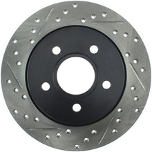 Cargar imagen en el visor de la galería, StopTech 12-15 Ford Focus w/ Rear Disc Brakes Rear Right Slotted &amp; Drilled Rotor