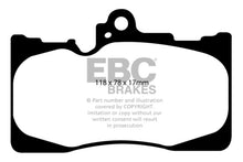 Cargar imagen en el visor de la galería, EBC 07-08 Lexus GS350 3.5 RWD Redstuff Front Brake Pads