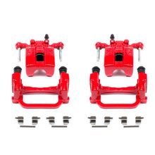 Cargar imagen en el visor de la galería, Power Stop 05-08 Infiniti G35 Rear Red Calipers w/Brackets - Pair