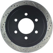 Cargar imagen en el visor de la galería, StopTech 04-09 Ford F150 / 06-08 Lincoln Mark LT Rear Left Slotted &amp; Drilled Rotor