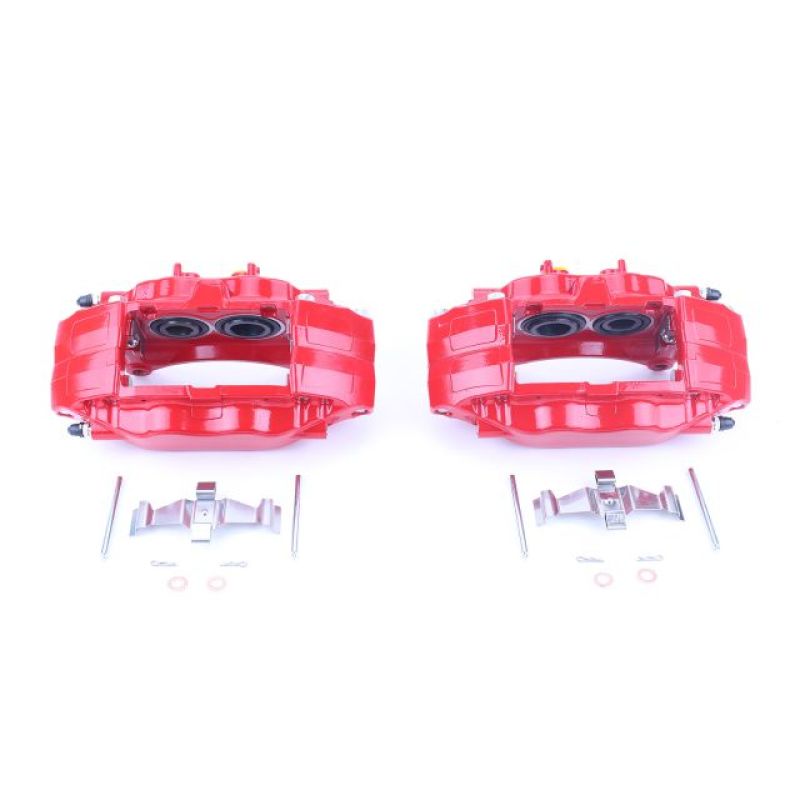 Power Stop 04-14 Subaru Impreza Front Red Calipers w/o Brackets - Pair