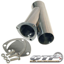 Cargar imagen en el visor de la galería, QTP 3in Weld-On QTEC Exhaust Cutout Y-Pipe