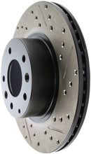 Cargar imagen en el visor de la galería, StopTech Slotted &amp; Drilled Sport Brake Rotor