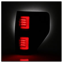 Cargar imagen en el visor de la galería, Spyder 09-14 Ford F150 V2 Light Bar LED Tail Lights - Blk Smoke (ALT-YD-FF15009V2-LBLED-BSM)
