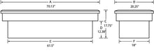 Cargar imagen en el visor de la galería, Lund 67-99 Chevy CK Ultima Deep Single Lid Crossover Tool Box - Brite