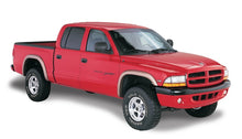 Cargar imagen en el visor de la galería, Bushwacker 97-04 Dodge Dakota Fleetside Extend-A-Fender Style Flares 4pc - Black