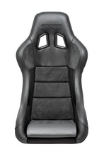 Cargar imagen en el visor de la galería, Sparco Seat QRT Performance Leather/Alcantara Black (Must Use Side Mount 600QRT)