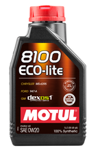 Cargar imagen en el visor de la galería, Motul 1L Synthetic Engine Oil 8100 0W20 ECO-LITE