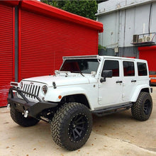 Cargar imagen en el visor de la galería, DV8 Offroad 07-18 Jeep Wrangler JK/JL FS-1 Full Length Steel Front Bumper