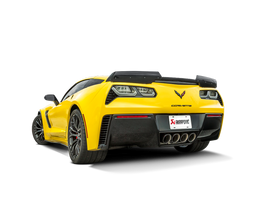Akrapovic 14-19 Chevrolet Corvette Stingray (Excl Grand Sport) Slip-On Line (Titanium) w/Carbon Tips