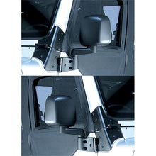 Cargar imagen en el visor de la galería, Omix Door Mirror Kit Black- 87-06 Jeep Wrangler