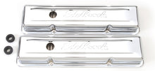 Cargar imagen en el visor de la galería, Edelbrock Valve Cover Signature Series Chevrolet 1959-1986 262-400 CI V8 Low Chrome