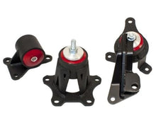 Cargar imagen en el visor de la galería, Innovative 98-02 Accord F-Series Black Steel Mounts 75A Bushings (Auto Trans)
