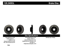 Cargar imagen en el visor de la galería, StopTech 07-10 BMW 335i Cross Drilled Left Front Rotor